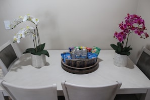 Dining - 2-bedroom townhome in tranquil Santa Barbara with fitnes and game room in garage (Santa Barbara)