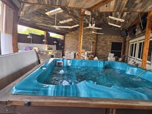Indoor spa tub - Patio Pad - Perfect for Entertaining (Little Elm)