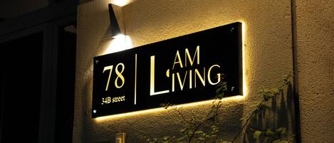 Overnatningsstedets facade