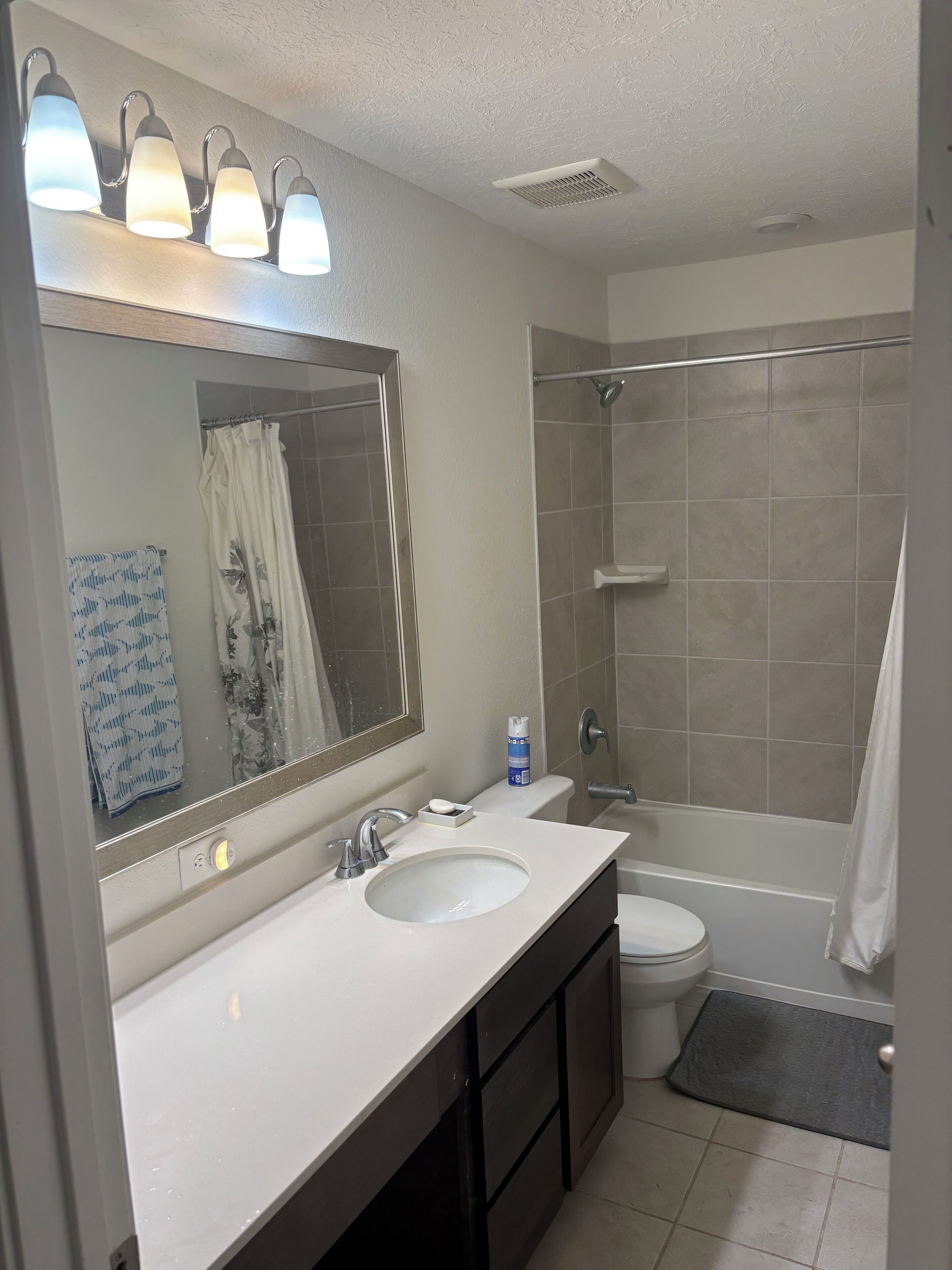 Towels, soap, toilet paper