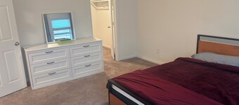 Enjoy the Master bedroom, bath, and closet in one room , Crystal Lagoon, AC
