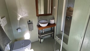Habitación doble, Se admiten mascotas, vistas al viñedo | Baño