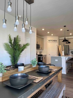 Dining - Spacious Retreat w/ King Suite, 3 Baths + Yard (Graham)