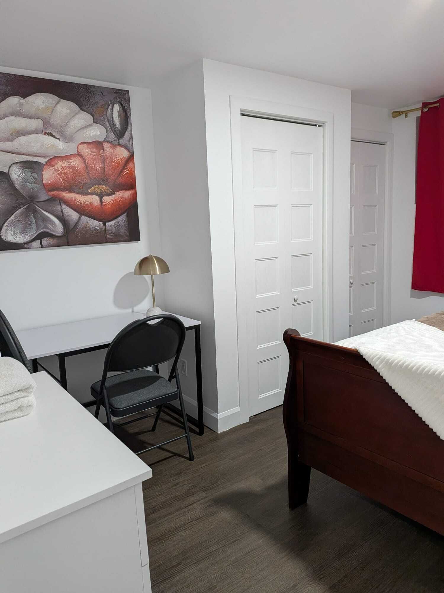 1 chambre, fer et planche à repasser, Wi-Fi, draps fournis