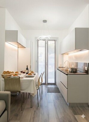Dining - Apartment with A/C and shared pool | Ap25 (Costarainera)
