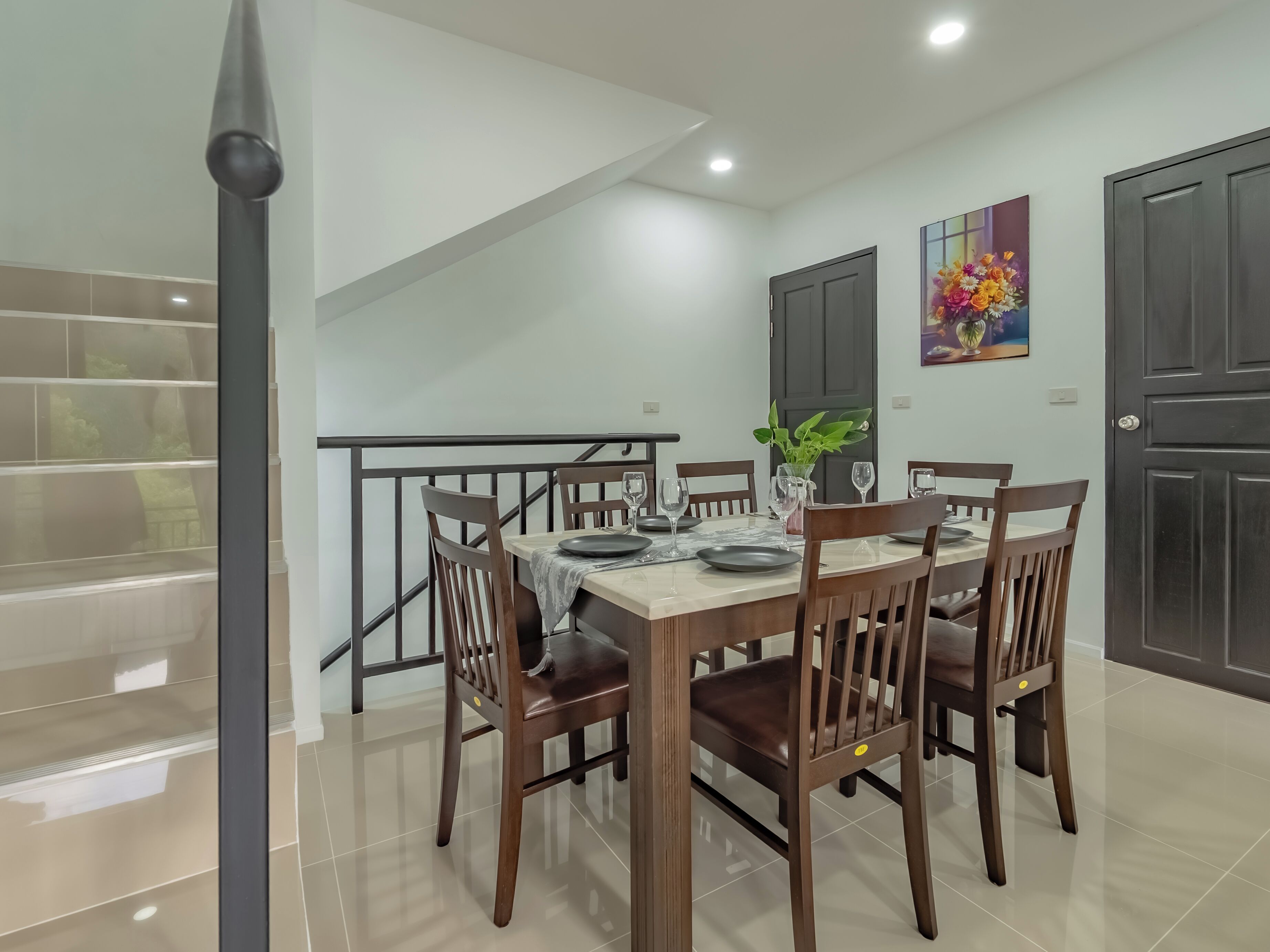 Villa, 3 chambres, piscine privée, vue sur la montagne | Salle à manger