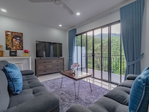 Living room - Brand New Private Pool Villa Chalong Phuket Mountain View (Chalong)
