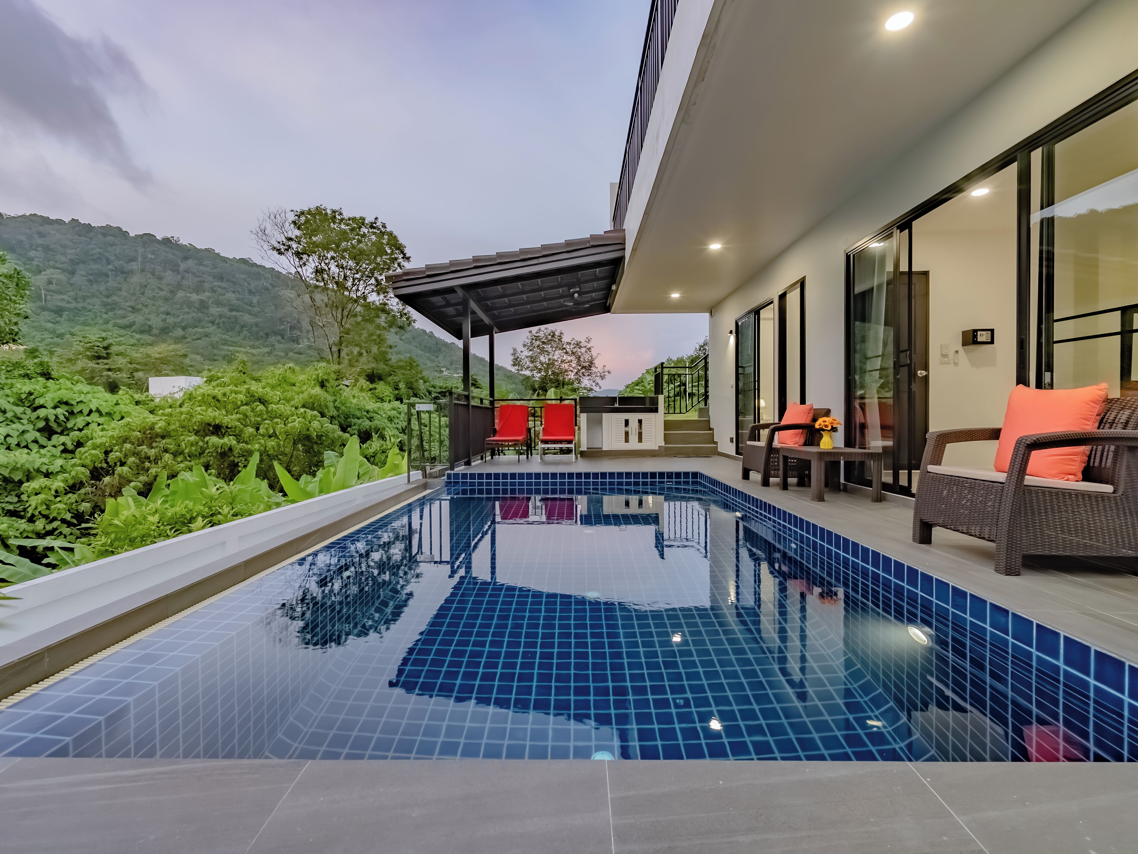 Villa, 3 habitaciones, alberca privada, vista a la montaña | Alberca | Alberca al aire libre 