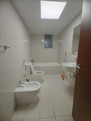 Towels, soap, toilet paper