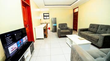 Rom – classic, balkong, byutsikt | Oppholdsområde