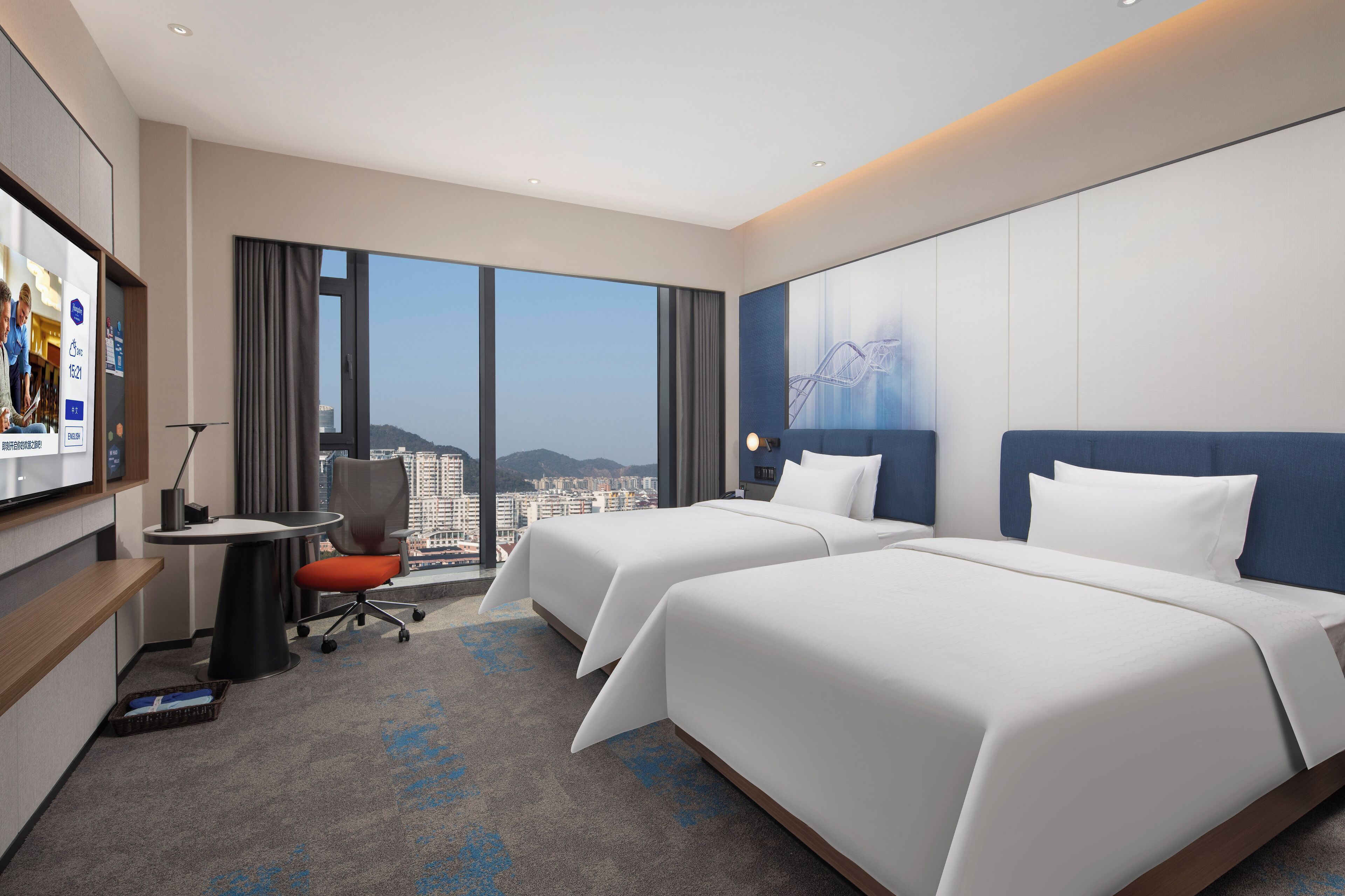 Chambre Double | Fer et planche à repasser, Wi-Fi gratuit