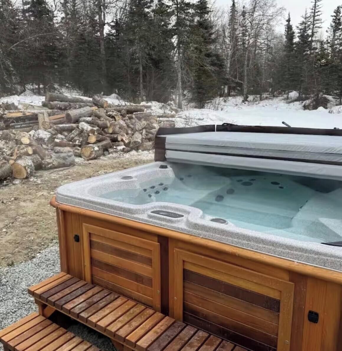 Baignoire à remous extérieure
