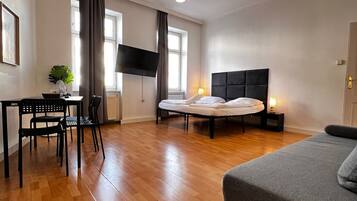 Basic-Apartment | Bügeleisen/Bügelbrett, kostenloses WLAN