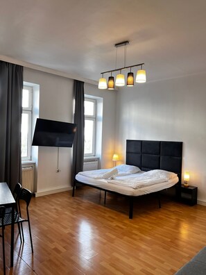 Basic-Apartment | Bügeleisen/Bügelbrett, kostenloses WLAN