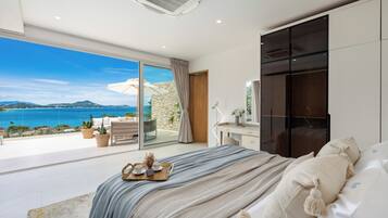 Luxury Villa, 4 Bedrooms, Private Pool, Sea View | In-room safe, iron/ironing board, free WiFi