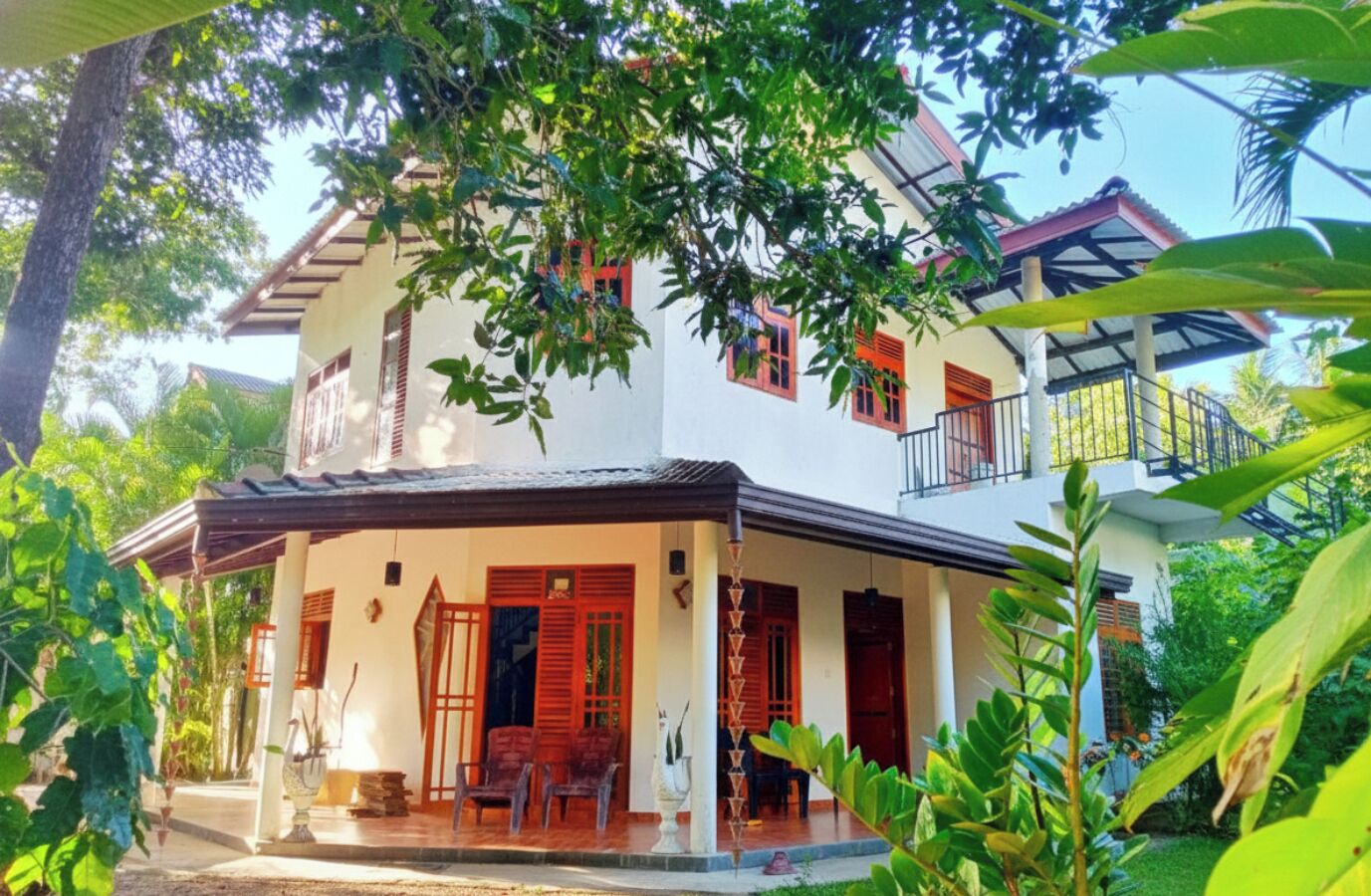 Voorkant van accommodatie