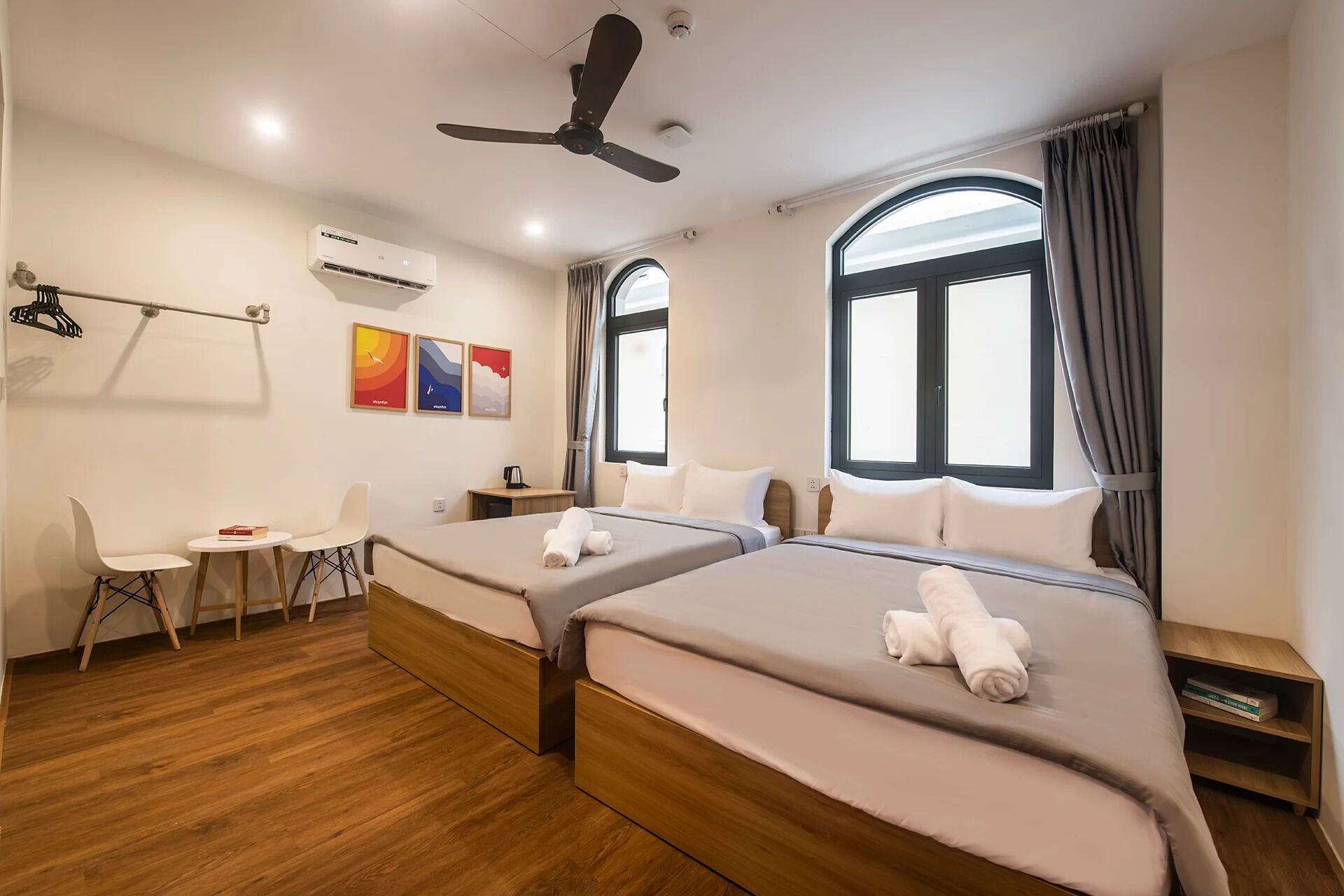 Standard Double Room, 2 Queen Beds, Private Bathroom