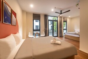 Panoramic Double Room, 2 Queen Beds, Private Bathroom - Lustay Serviced Apartments (Hưng Yên)