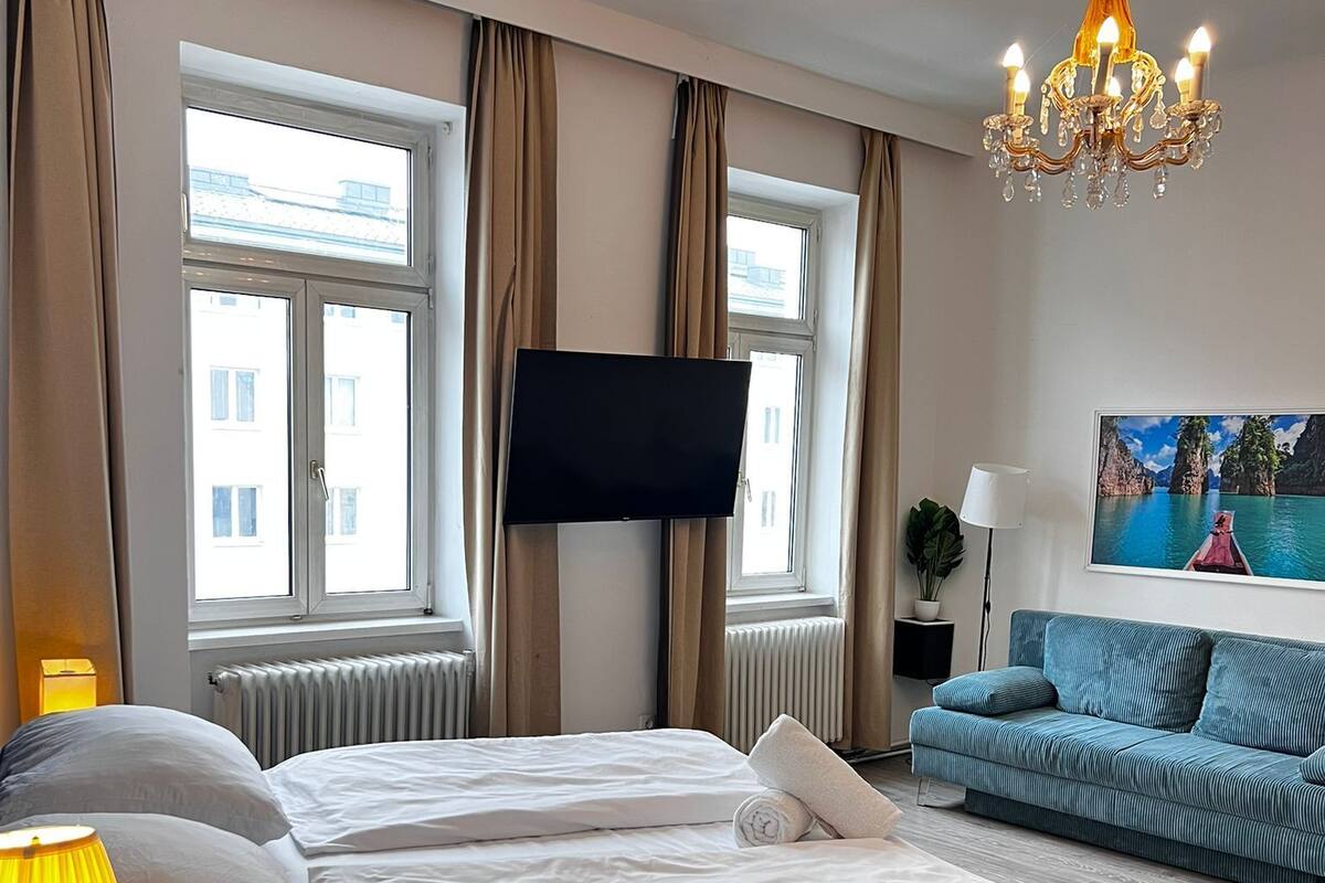 Basic-Apartment | Bügeleisen/Bügelbrett, kostenloses WLAN