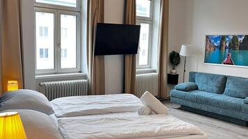 Basic-Apartment | Bügeleisen/Bügelbrett, kostenloses WLAN
