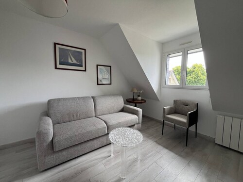 Duplex apartment 300m from Ty Bihan and Légenèse beaches