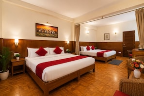 Family Double Room, 2 Bedrooms | Egyptian cotton sheets, premium bedding, down comforters - Sparrow Chiminda A-Heritage Hotel Middle Pelling (Gyalshing)