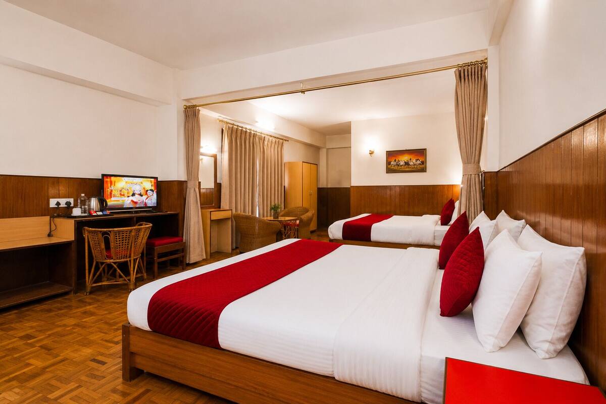 Family Double Room, 2 Bedrooms | Egyptian cotton sheets, premium bedding, down comforters