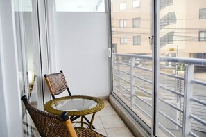 Property grounds - Cozy 1-bedroom apartment in charming Viña del Mar with fitness room (Viña del Mar)