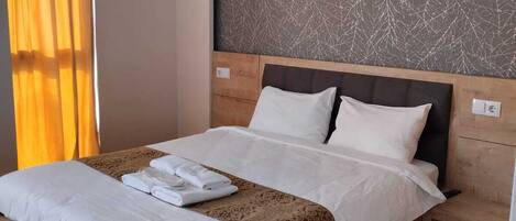 Blackout curtains, iron/ironing board, free WiFi