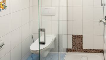 Handtücher, Seife, Toilettenpapier