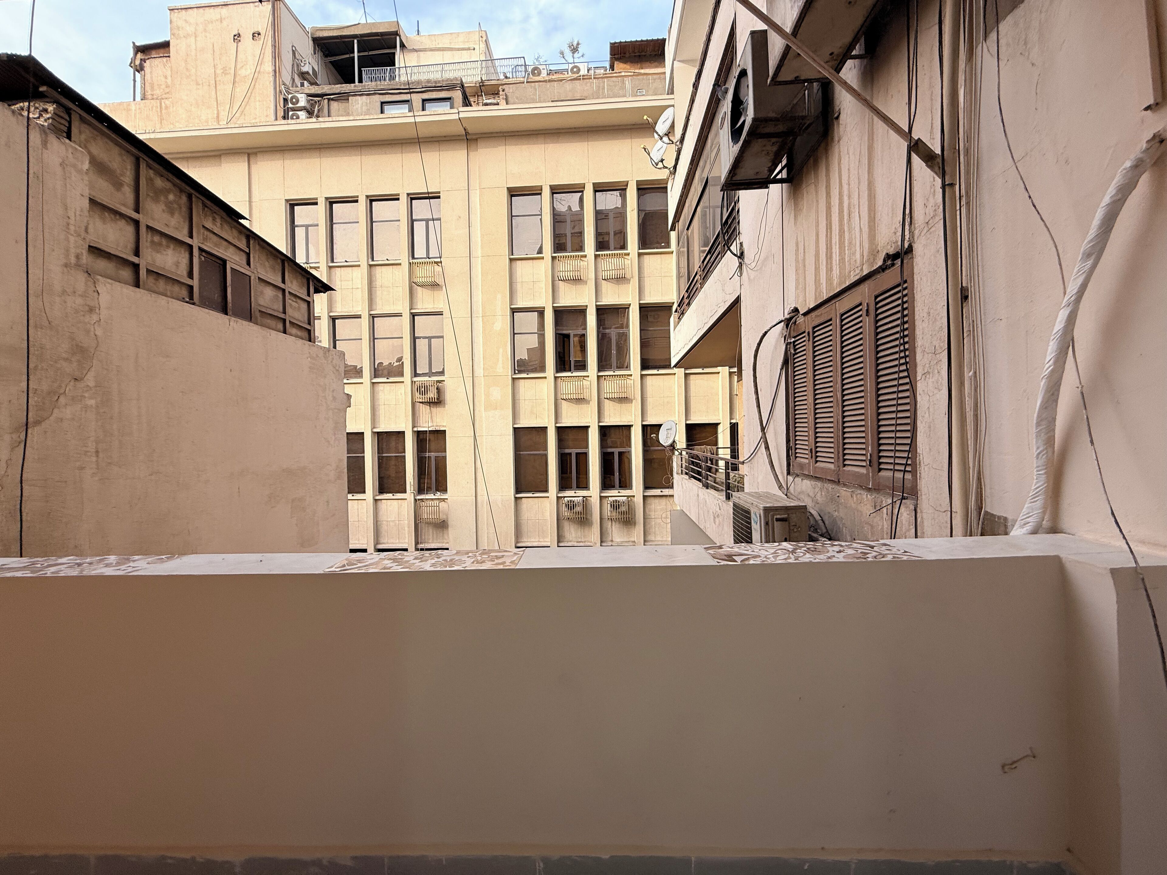 Blick von der Unterkunft