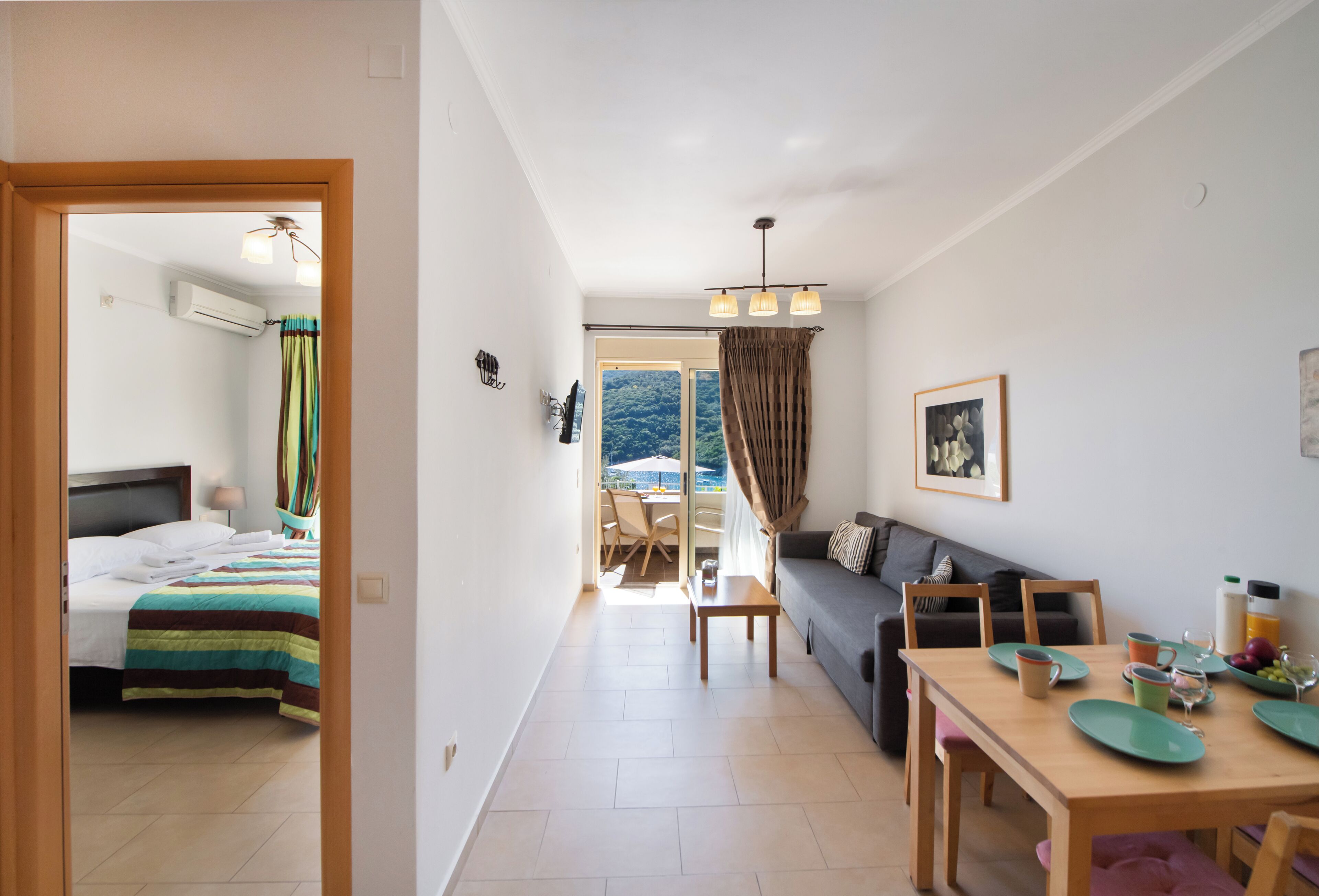 Suite monolocale Comfort, vista mare | Interni