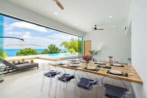 Luxury Villa, 5 Bedrooms, Private Pool, Sea View | Dining - Villa Ann (Bo Phut, Koh Samui)