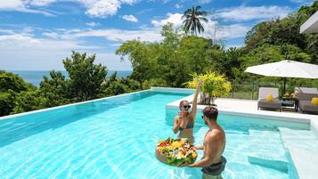 Luxury Villa, 5 Bedrooms, Private Pool, Sea View | Pool | Outdoor pool