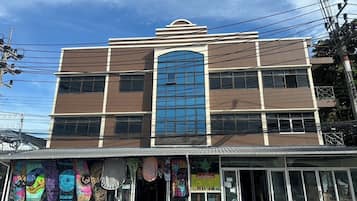 Majoituspaikan julkisivu