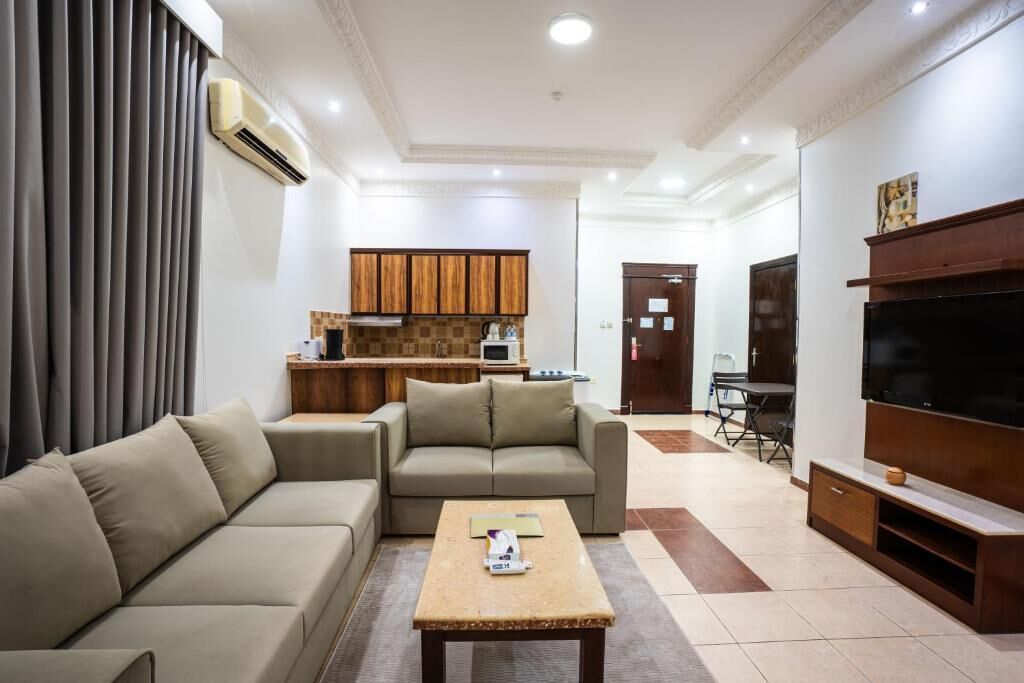 Apartamento superior, 1 habitación | Zona de estar