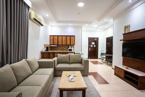 Apartament superior, 1 dormitori | Sala d'estar