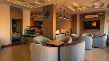 Sala de estar en el lobby