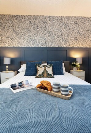 2 makuuhuonetta, silitysrauta/-lauta, vauvan matkasänky, ilmainen Wi-Fi