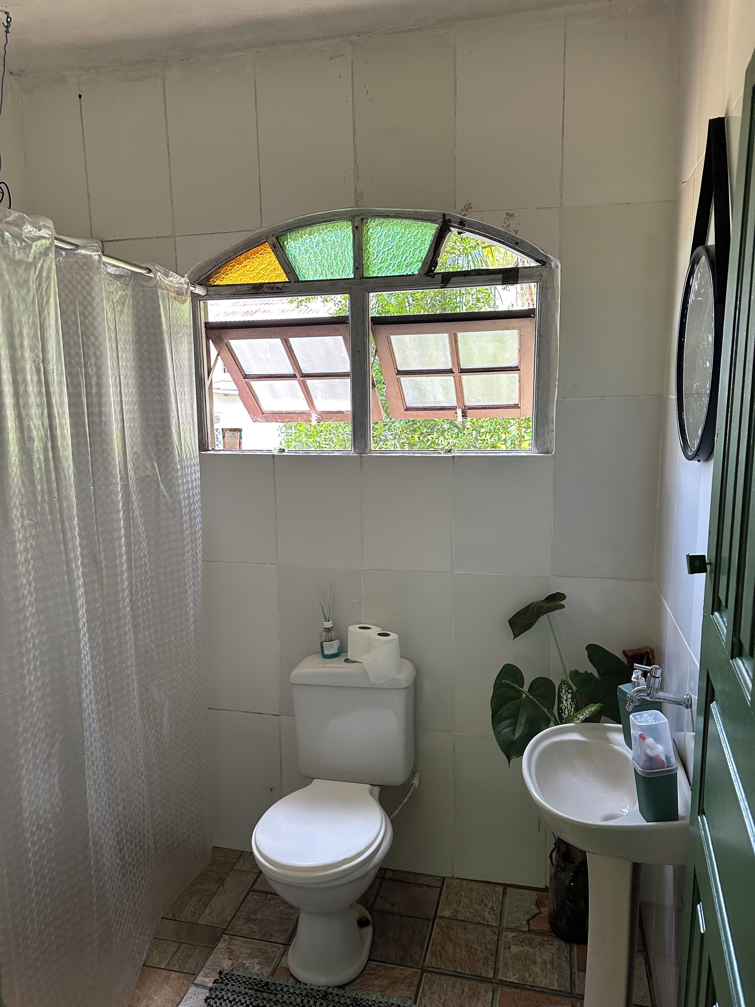 Dusch, tvål och toalettpapper