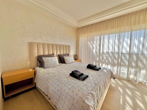 2 bedrooms, iron/ironing board, WiFi, bed sheets - Le Parfait Cocon with view and pool access at Taghazout Bay (Tamraght)
