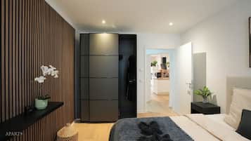 1 Schlafzimmer, Bügeleisen/Bügelbrett, kostenloses WLAN, Bettwäsche
