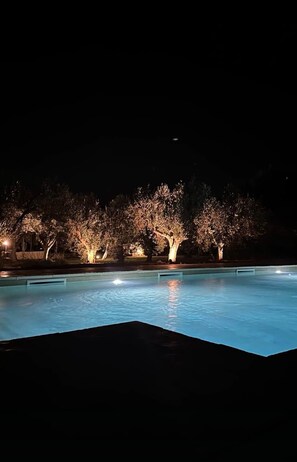 Outdoor pool - Tuscany Cottage Paratino 53/A-Charming Studio surrounded by Tuscan olive trees (Cecina)