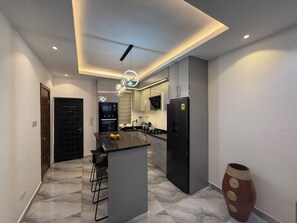 Fridge, microwave, oven, stovetop - East Legon Hills, Accra, Nanakrom Gated Community (Accra)