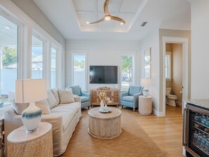 Smart TV - Coastal Breeze | Private Pool, One Block to Beach, New Luxury Home (Panama City Beach)