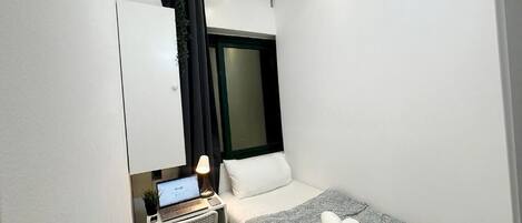 Desk, laptop workspace, iron/ironing board, free WiFi