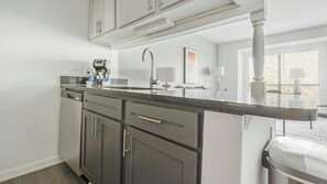 Studio (0 Bedroom) | Private kitchen | Fridge, coffee/tea maker - Landing Furnished Apartments Winston-Salem (Winston-Salem)