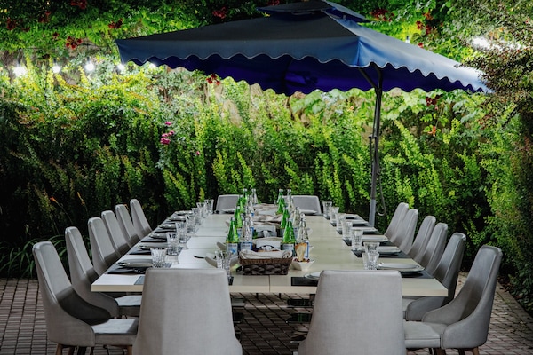 Espace banquet en plein air