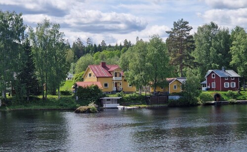 Riverside Villa with Private Jetty | Scenic Views