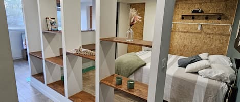 1 bedroom, internet, bed sheets
